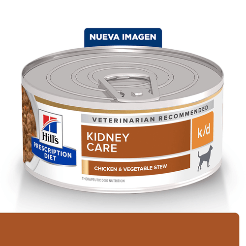 Comida Húmeda Para Perro Hills Prescription Diet Cuidado Renal K/D Pollo Y Vegetales