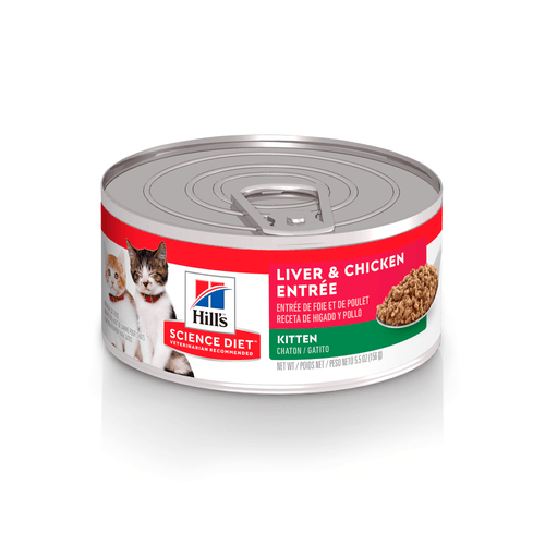 Comida Húmeda Para Gato Hills Kitten Pollo
