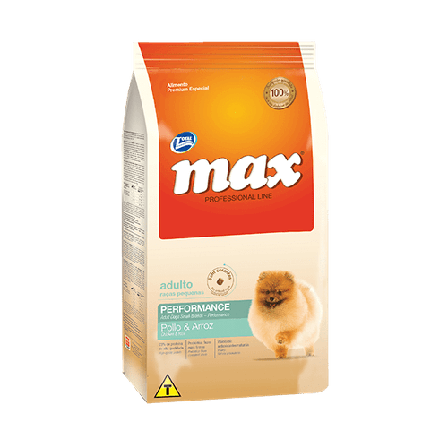 Comida Para Perro Max Adulto Razas Pequeñas Performance Pollo
