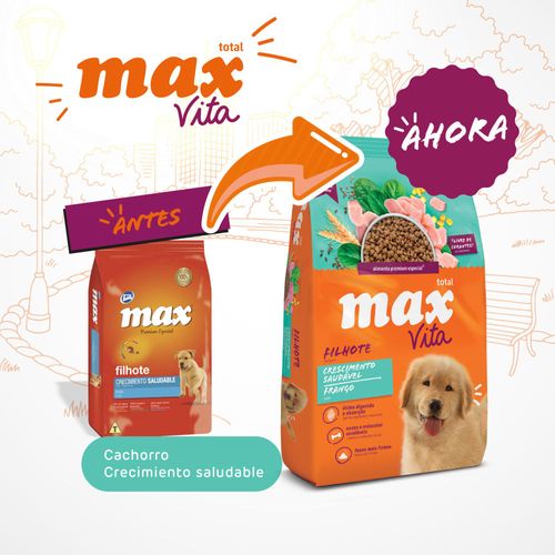 Comida para perro MAX VITA cachorro pollo