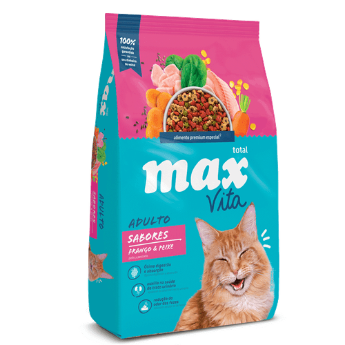 Comida para gato Max Vita pollo y pescado