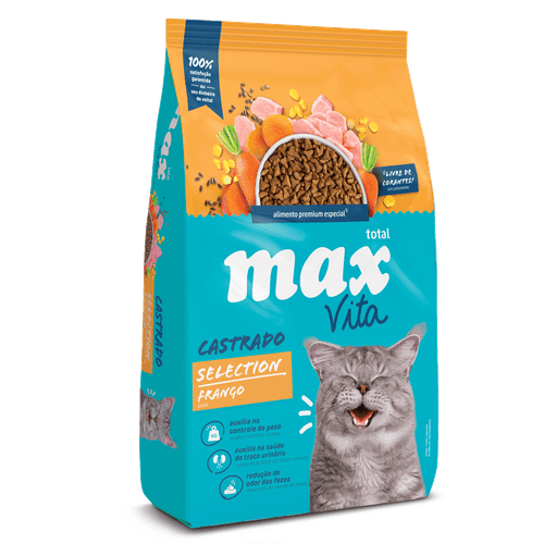 Comida Para Gato Max Vita Adulto Castrado Selection Pollo
