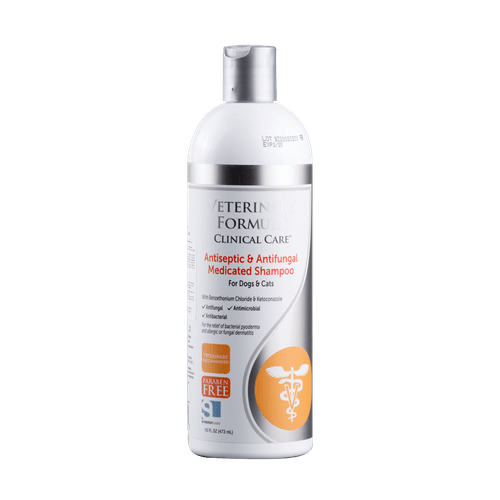 Shampoo Medicado Para Perros Y GATOS VFCC Antiséptico y Antifungico