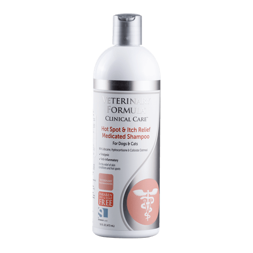Shampoo Medicado Para Perros Y Gatos VFCC ITCH Relief Alivia La Picazón