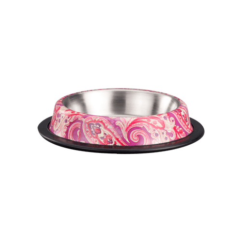 Comedero Belly Artistico Pet Love Para Perro Orejas Largas Rojo