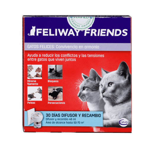 Difusor Feliway Friends + Recarga Para Gatos