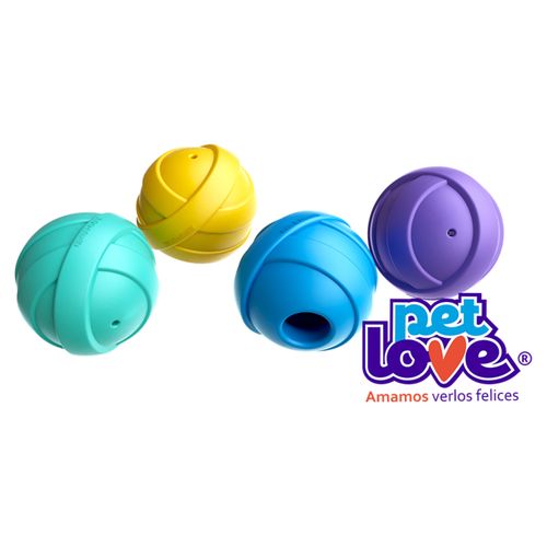 Juguete Para Perro Pet Love Pelota De Líneas