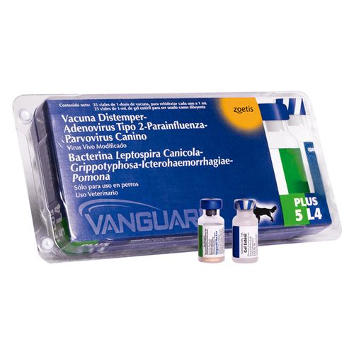 Vacuna Para Perro Vanguard Plus 5 4L-Pentavalente