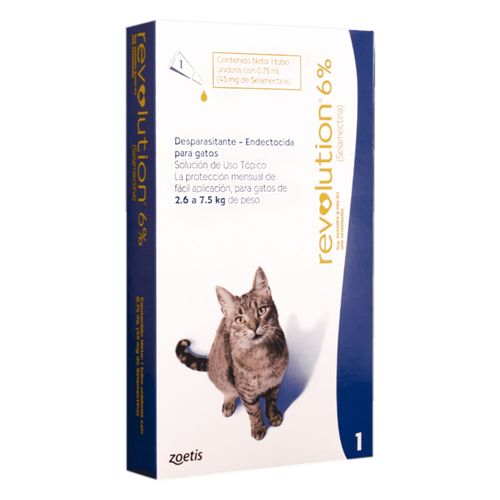 Antiparasitario Revolution Interno Y Externo Gato