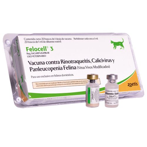 Vacuna Para Gatofelocel Cvr - Triple Felina Cepas Vivas