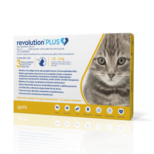 Antiparasitario Revolution Plus Interno Y Externo Gatos