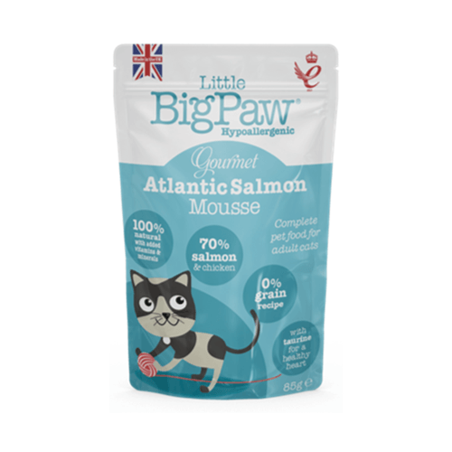 Comida Para Gato Little Big Paw Gourmet Atlantic Salmon Pouch