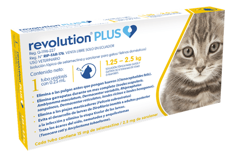 Antiparasitario Revolution Plus Interno Y Externo Gatos