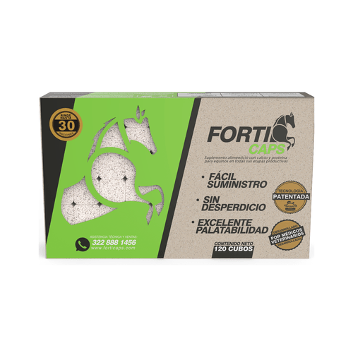 Suplemento para caballo Forticaps Comprimidos